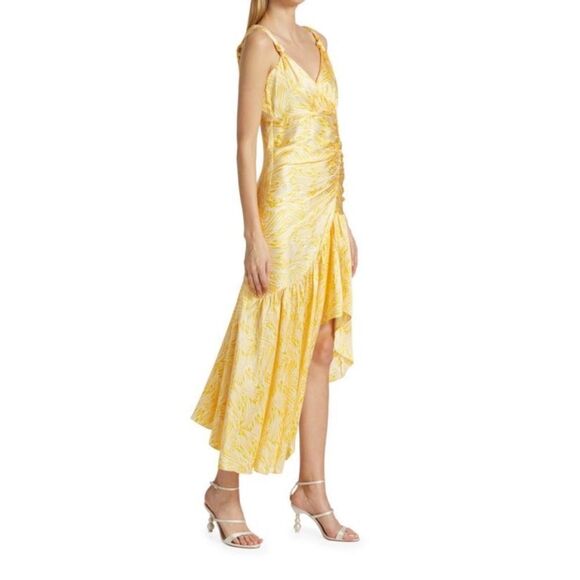 Cinq A Sept Silk Midi Dress size 0 - Picture 3 of 12